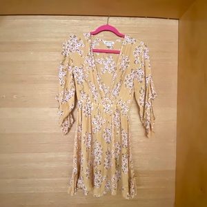 Billabong light mustard yellow dress
